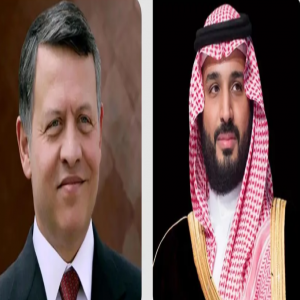 سمو ولي العهد يتلقى اتصالًا هاتفيًا من ملك الأردن