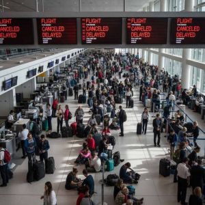 تأخر 9000 رحلة جوية بسبب الإغلاق الحكومي بأمريكا