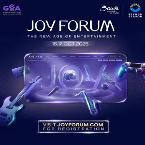 بدء التسجيل في "جوي فوروم 2025"... المنصة عالمية التي تجمع قادة الترفيه وأبرز المبدعين من حول العالم