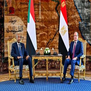 السيسي والبرهان يبحثات جهود وقف الحرب وممارسات إثيوبيا تجاه مياه النيل