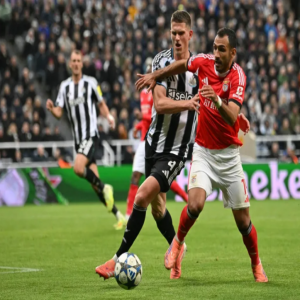 نيوكاسل يهزم بنفيكا بثلاثية في دوري أبطال أوروبا