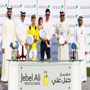 ثلاثية لخيول أحمد بن راشد في افتتاح سباقات «جبل علي»