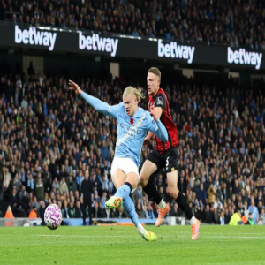 هالاند يقود مانشستر سيتي لضرب بورنموث بثلاثية بالدوري الإنجليزي