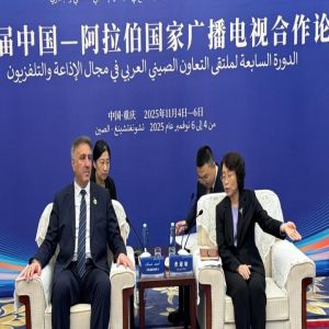 فلسطين والصين تبحثان توسيع التعاون في مجالات الإعلام والذكاء الاصطناعي وصناعة المحتوى