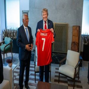 دونالد ترامب يستقبل رونالدو في البيت الأبيض