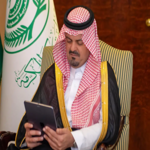 الأمير سعود بن مشعل يستقبل المدير التنفيذي لجمعية تمكين الأيتام