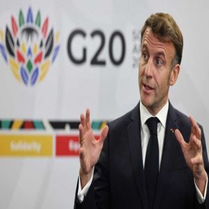 الرئيس الفرنسي يطالب بالحفاظ على اتفاق وقف إطلاق النار في قطاع غزة