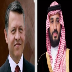 سمو ولي العهد يتلقى اتصالًا هاتفيًا من ملك المملكة الأردنية الهاشمية