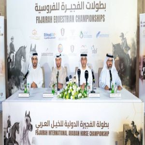 بطولة الفجيرة الدولية للخيل العربي تحتفي بنسختها العاشرة في 27 نوفمبر الجاري