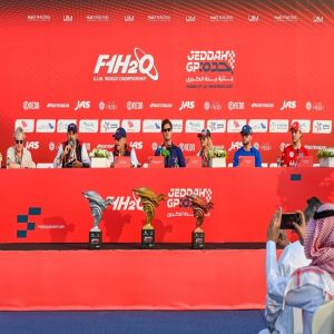 واجهة أبحر الشمالية تتأهب لانطلاق الجولة الرابعة من بطولة العالم لسباقات الزوارق السريعة الفورمولا1 (F1H20) جائزة جدة الكبرى 2025