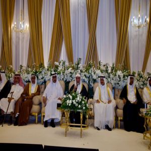 أمراء  ووجهاء وأعيان جدة يشرفون زفاف آل بن محفوظ