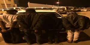 دوريات أمن الرياض تضبط عصابة بالجرم المشهود