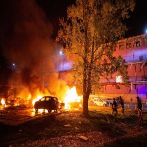 أوكرانيا تتعرض لهجوم بطائرات مسيرة وصواريخ روسية