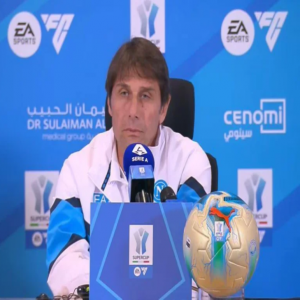 كونتي: رؤية جماهير نابولي في السعودية أمر رائع