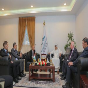 وفد فلسطيني رفيع المستوى ينقل لمدير عام “يونا” تحيات وتقدير الرئيس الفلسطيني