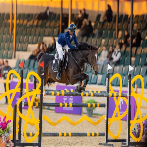 فرسان المملكة يكتسحون منصات التتويج في 'قفز السعودية'