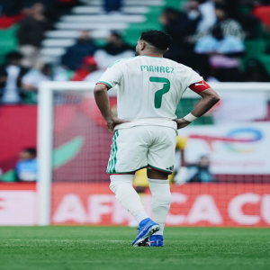 رياض محرز يسجل أسرع أهداف أمم إفريقيا