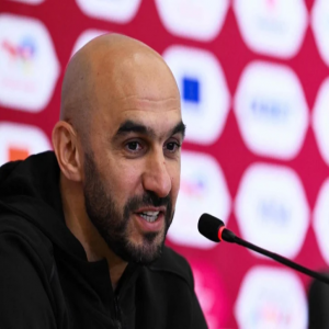 الركراكي: هدفنا الفوز على زامبيا لتصدر المجموعة