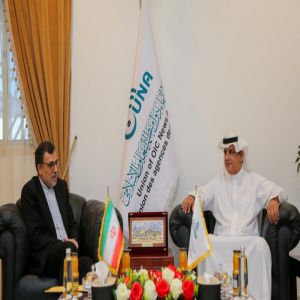 مدير عام “يونا” يستقبل المندوب الدائم للجمهورية الإسلامية الإيرانية لدى “التعاون الإسلامي”