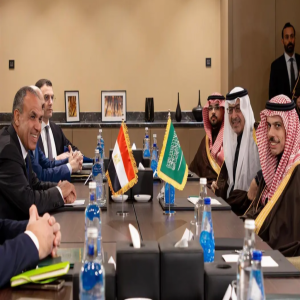 سمو وزير الخارجية ووزير خارجية مصر يناقشان آخر التطورات الإقليمية والدولية