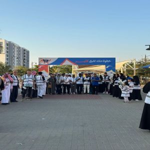 رواد ورائدات كشافة جدة يشاركون في مبادرة أمانة جدة ( جدة تمشي )