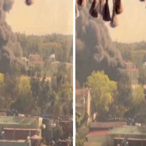 تحطم واحتراق مقاتلة إف-16 في تايوان