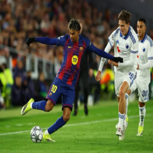 برشلونة يهزم كوبنهاجن ويحسم التأهل لدور الـ16 في دوري الأبطال