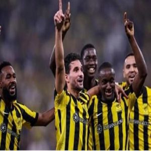 الاتحاد يمزق شباك الغرافة القطري بسباعية