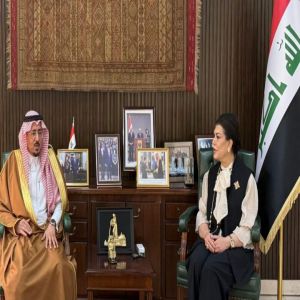 المدير التنفيذي للهيئة الدائمة المستقلة لحقوق الإنسان يلتقي سفيرة جمهورية العراق لدى السعودية