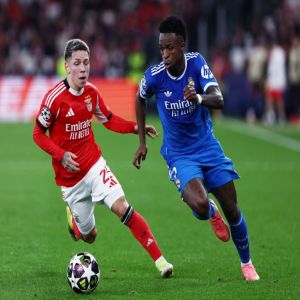 ريال مدريد يعبر بنفيكا بهدف فينيسيوس في ذهاب الملحق الأوروبي