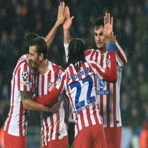 كلوب بروج يخطف تعادلًا مثيرًا من أتلتيكو مدريد في ملحق دوري الأبطال