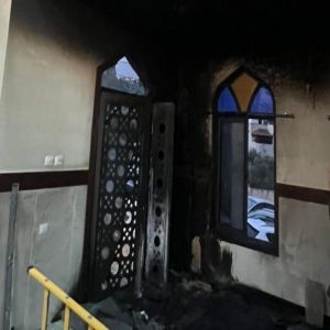 مجلس الإفتاء الأعلى يستنكر إحراق مسجد أبي بكر الصديق في قرية تل غرب نابلس