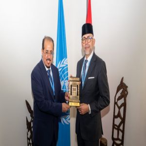 المدير التنفيذي للهيئة الدائمة المستقلة لحقوق الإنسان يعقد اجتماعاً ثنائياً مع رئيس مجلس حقوق الإنسان التابع للأمم المتحدة لتعزيز التعاون المؤسسي