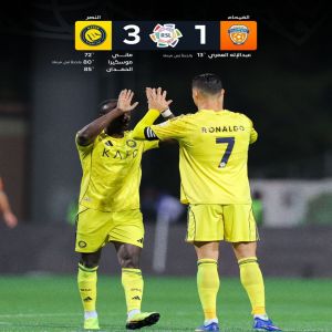 النصر يحافظ على صدارة روشن بالفوز على الفيحاء