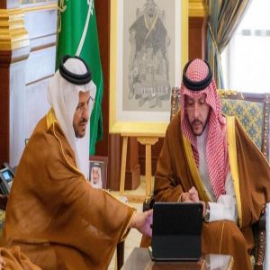 نائب أمير المدينة المنورة يستقبل الرئيس التنفيذي لهيئة العناية بشؤون الحرمين