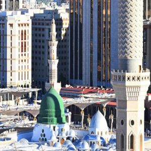 معالم تاريخية في المسجد النبوي تجسّد جمال العمارة الإسلامية