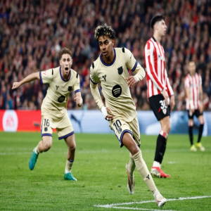 يامال يقود برشلونة للفوز على بيلباو