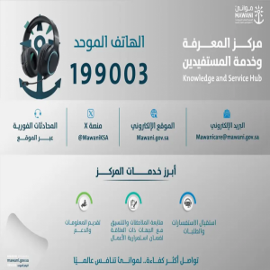 "موانئ" تطلق مركز المعرفة وخدمة المستفيدين (knowledge and service hub)