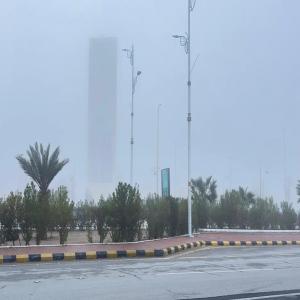 الضباب يغطي أجواء محافظة طريف بمنطقة الحدود الشمالية