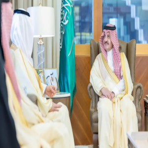 أمير المنطقة الشرقية يستقبل الرئيس التنفيذي لهيئة الإذاعة والتلفزيون