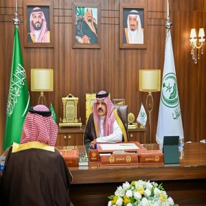 أمير حائل يستقبل الرئيس التنفيذي لهيئة تطوير المنطقة