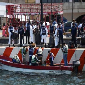 جمع 889 طناً من الملوثات بعد تسرب نفطي في خليج المكسيك