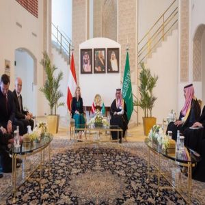 سمو وزير الخارجية يستقبل وزيرة خارجية النمسا