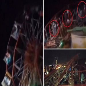 تحطم مروع لأرجوحة عملاقة في الهند