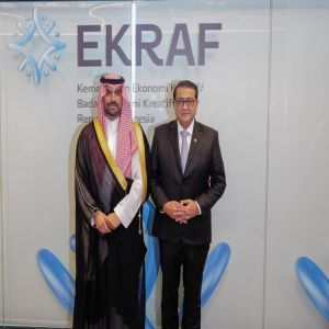 سمو وزير الثقافة يلتقي وزير الاقتصاد الإبداعي الإندونيسي