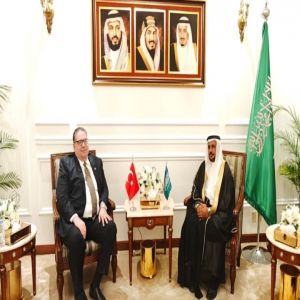 المندوب السعودي الدائم لدى التعاون الاسلامي يستقبل نظيره التركي