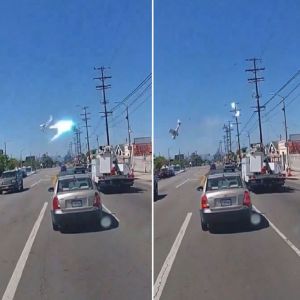 طائرة تصطدم بكيابل الكهرباء وتسقط بشكل مروع