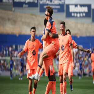 برشلونة يواصل مسيرته نحو لقب الدوري بفوزه على خيتافي