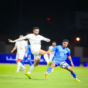 نيوم يسقط في فخ التعادل أمام الحزم بدوري روشن