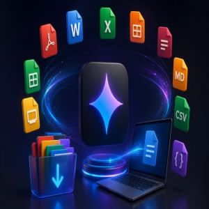 جوجل تتيح إنشاء ملفات جاهزة للتنزيل مباشرةً داخل Gemini